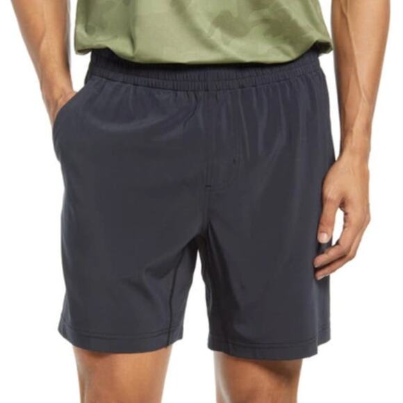 Rhone Black Men's Athletic Shorts - Picture 1 of 4